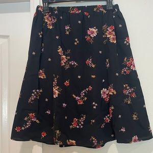 Bobeau floral skirt